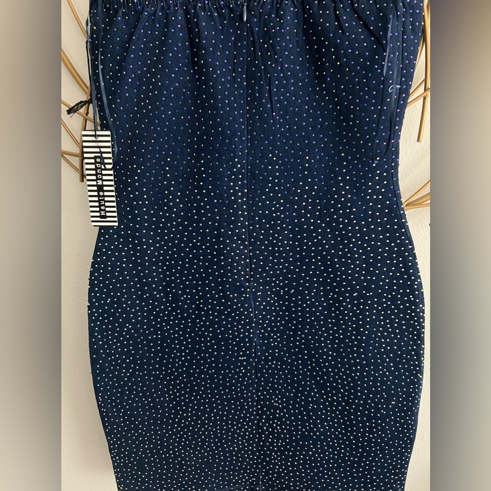 Haute monde stretchy denim dress